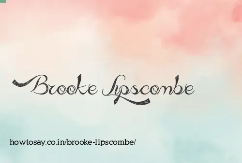 Brooke Lipscombe
