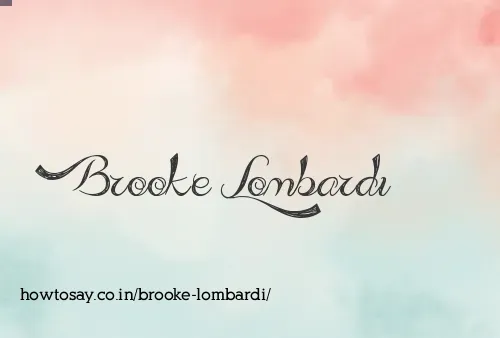 Brooke Lombardi