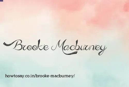 Brooke Macburney