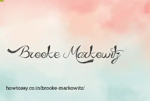 Brooke Markowitz