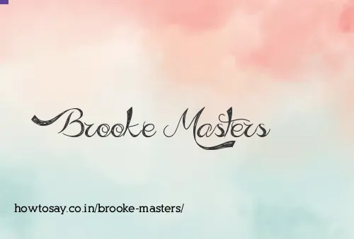 Brooke Masters