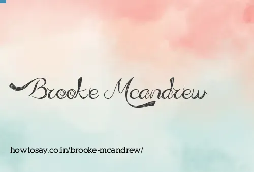 Brooke Mcandrew