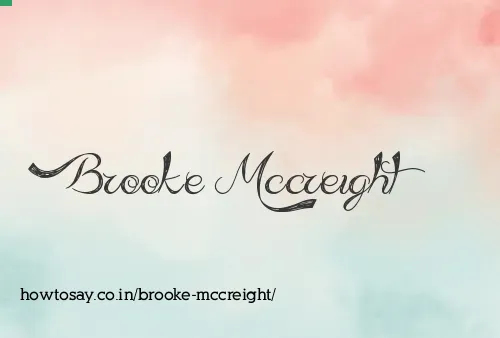 Brooke Mccreight