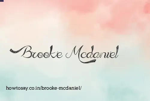Brooke Mcdaniel