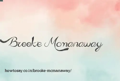 Brooke Mcmanaway