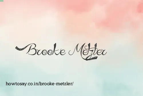 Brooke Metzler
