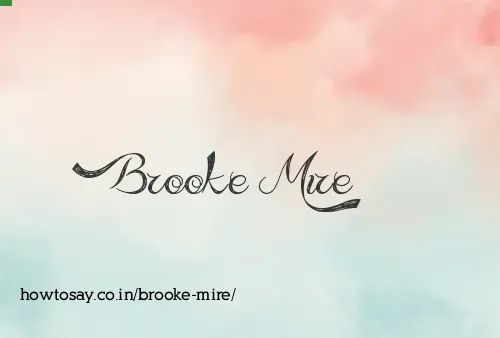 Brooke Mire