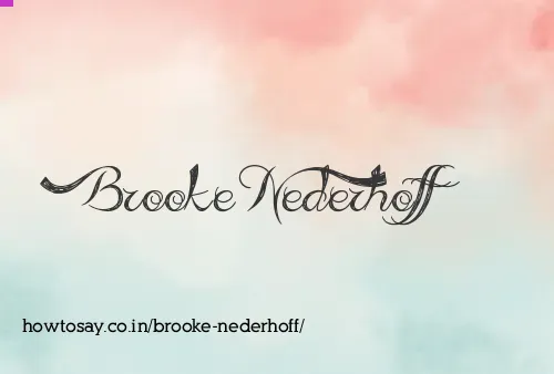 Brooke Nederhoff