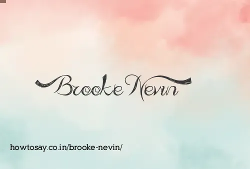 Brooke Nevin