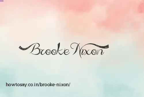 Brooke Nixon