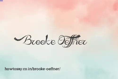 Brooke Oeffner