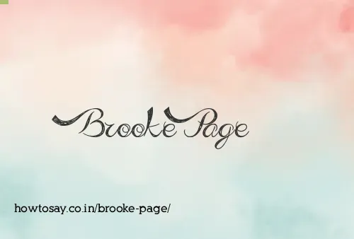 Brooke Page