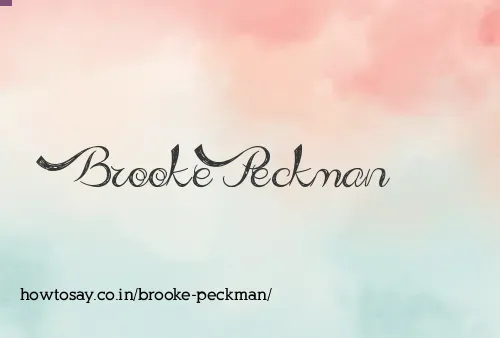 Brooke Peckman