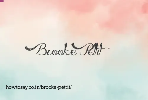Brooke Pettit