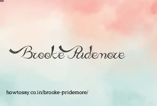 Brooke Pridemore