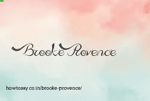 Brooke Provence
