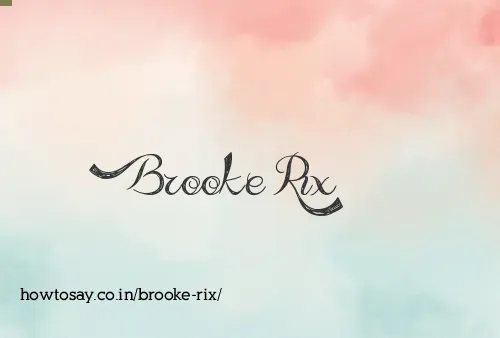 Brooke Rix