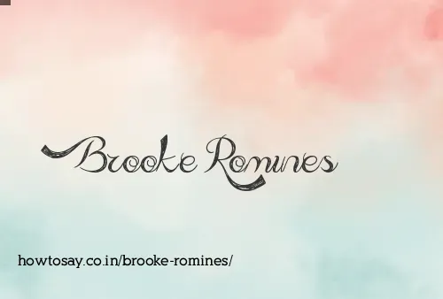 Brooke Romines