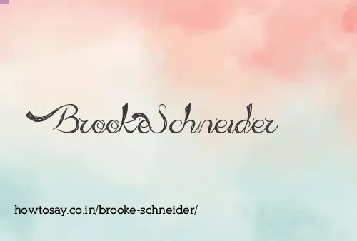 Brooke Schneider