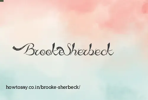 Brooke Sherbeck