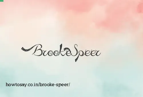 Brooke Speer