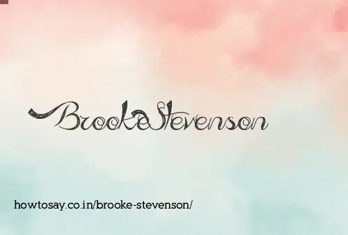 Brooke Stevenson