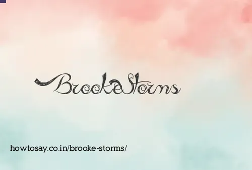 Brooke Storms