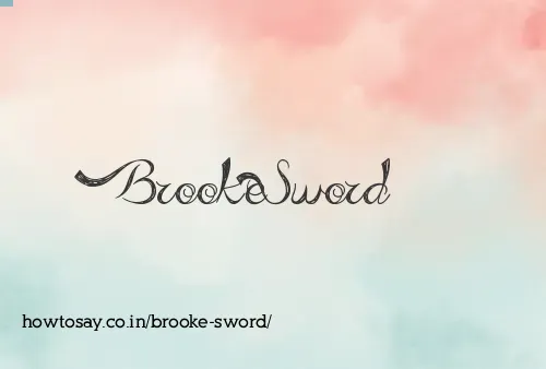 Brooke Sword