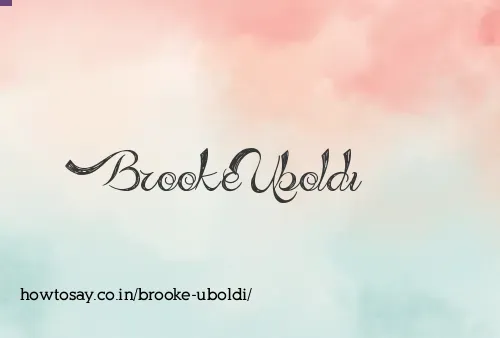 Brooke Uboldi