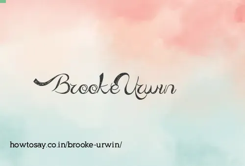 Brooke Urwin
