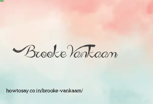 Brooke Vankaam
