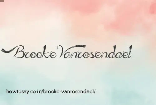 Brooke Vanrosendael