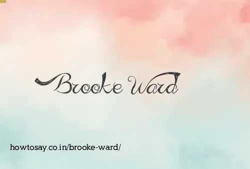Brooke Ward