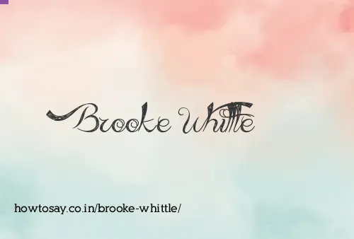 Brooke Whittle