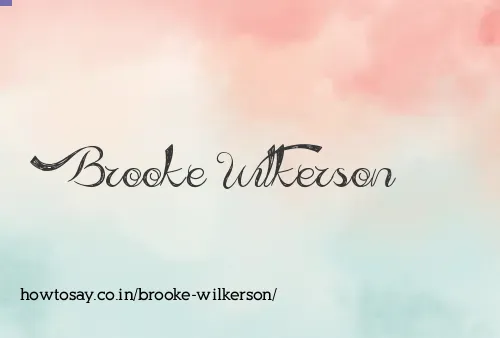 Brooke Wilkerson