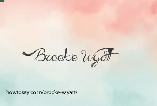Brooke Wyatt