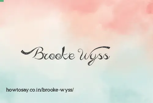 Brooke Wyss