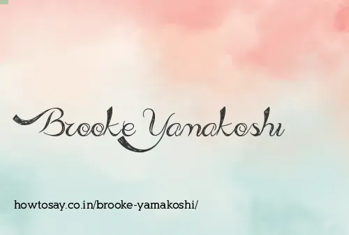 Brooke Yamakoshi