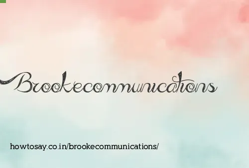 Brookecommunications