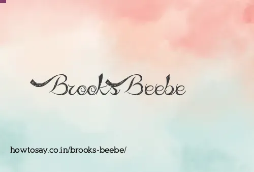 Brooks Beebe