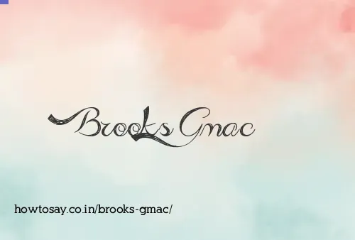 Brooks Gmac