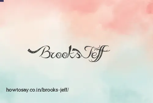 Brooks Jeff