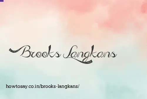 Brooks Langkans