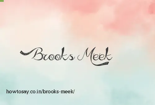 Brooks Meek