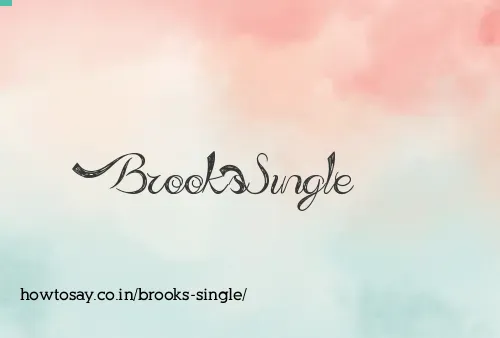 Brooks Single
