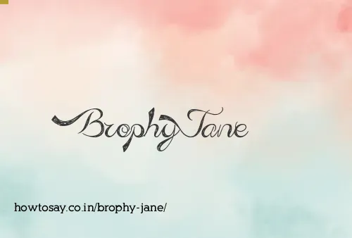 Brophy Jane