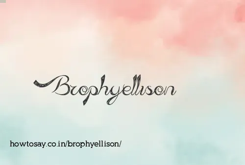 Brophyellison
