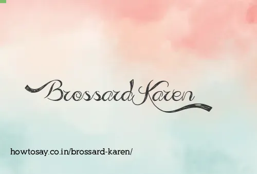 Brossard Karen