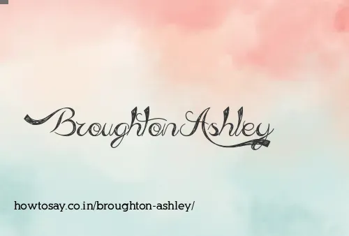 Broughton Ashley