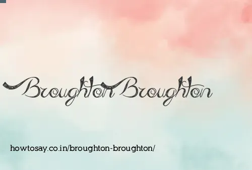 Broughton Broughton
